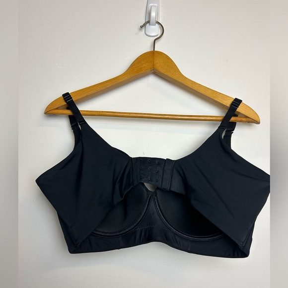 Leonida Bra Black Women Comfortable Underwired Plus Size 40 lightweight - Picture 5 of 12